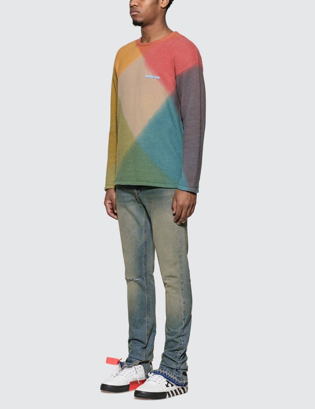 Tie Dye Crewneck Sweater - 4