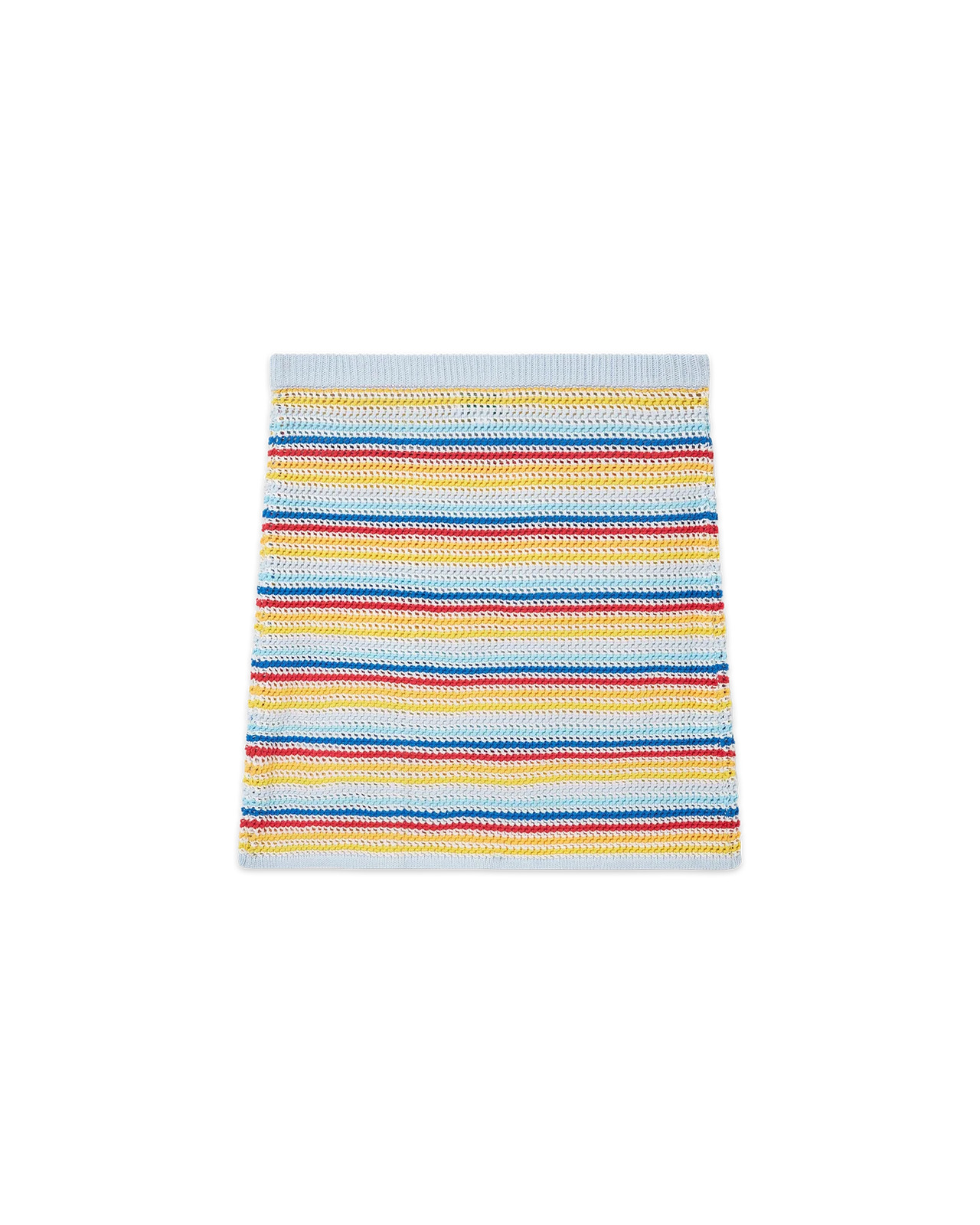 Knit Stripe Skirt - 1