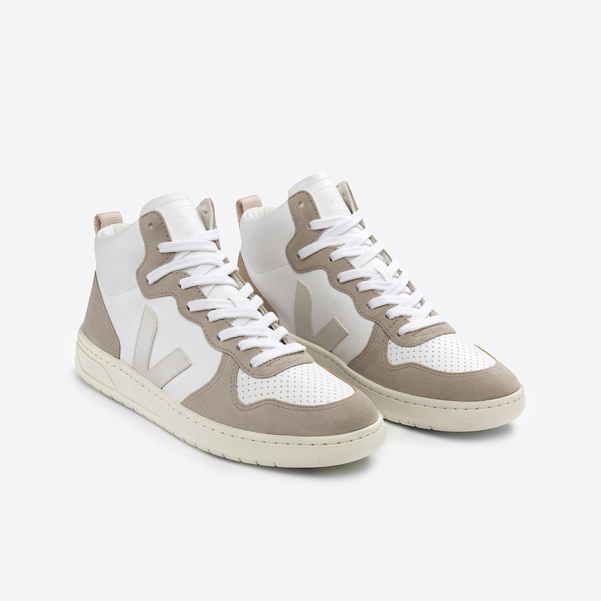 V-15 LEATHER WHITE PIERRE SAHARA - 2