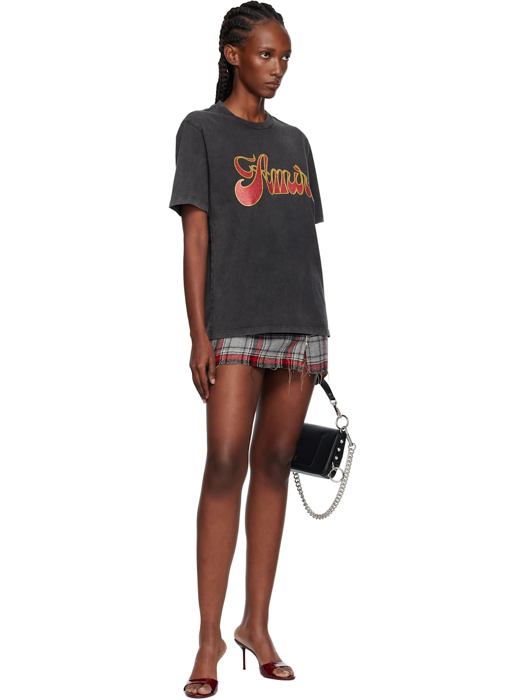 Black 'AMIRI' Groovy T-shirt - 4
