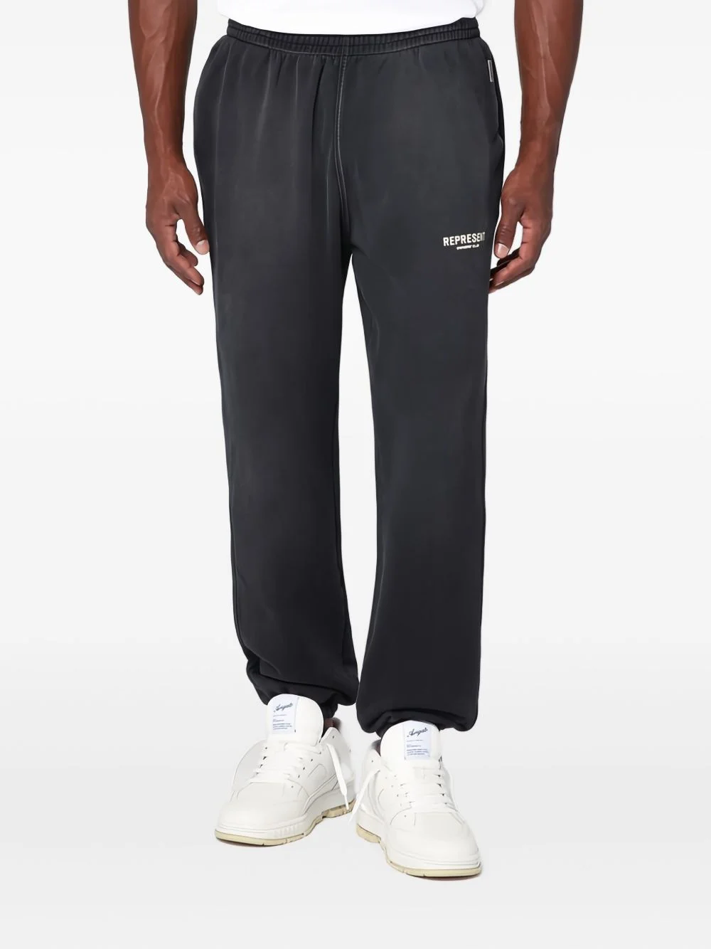 logo-plaque track pants - 1