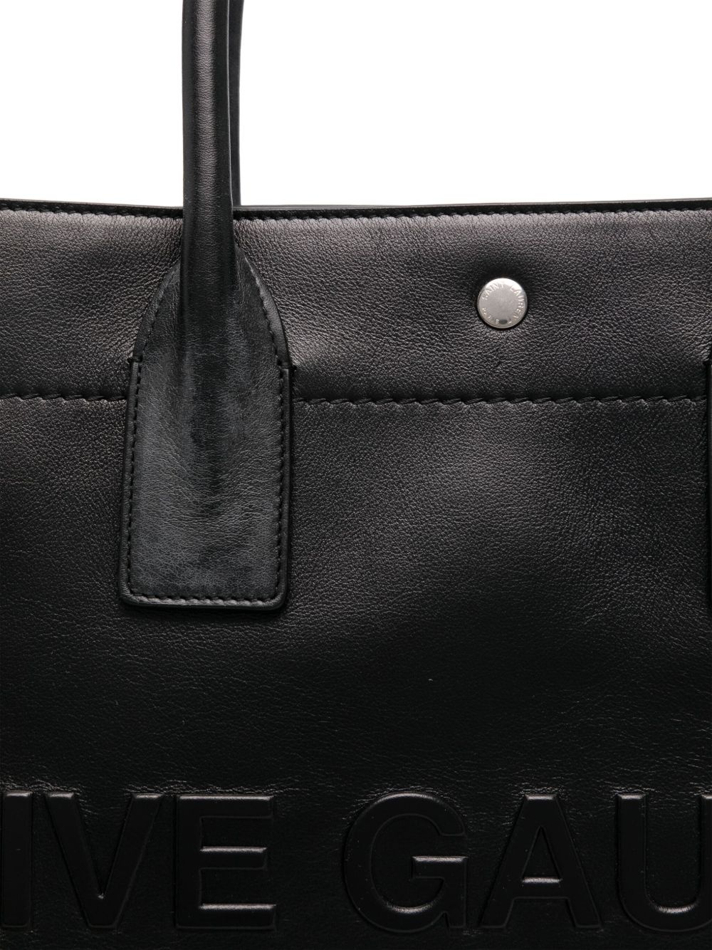 Rive Gauche leather tote bag - 4