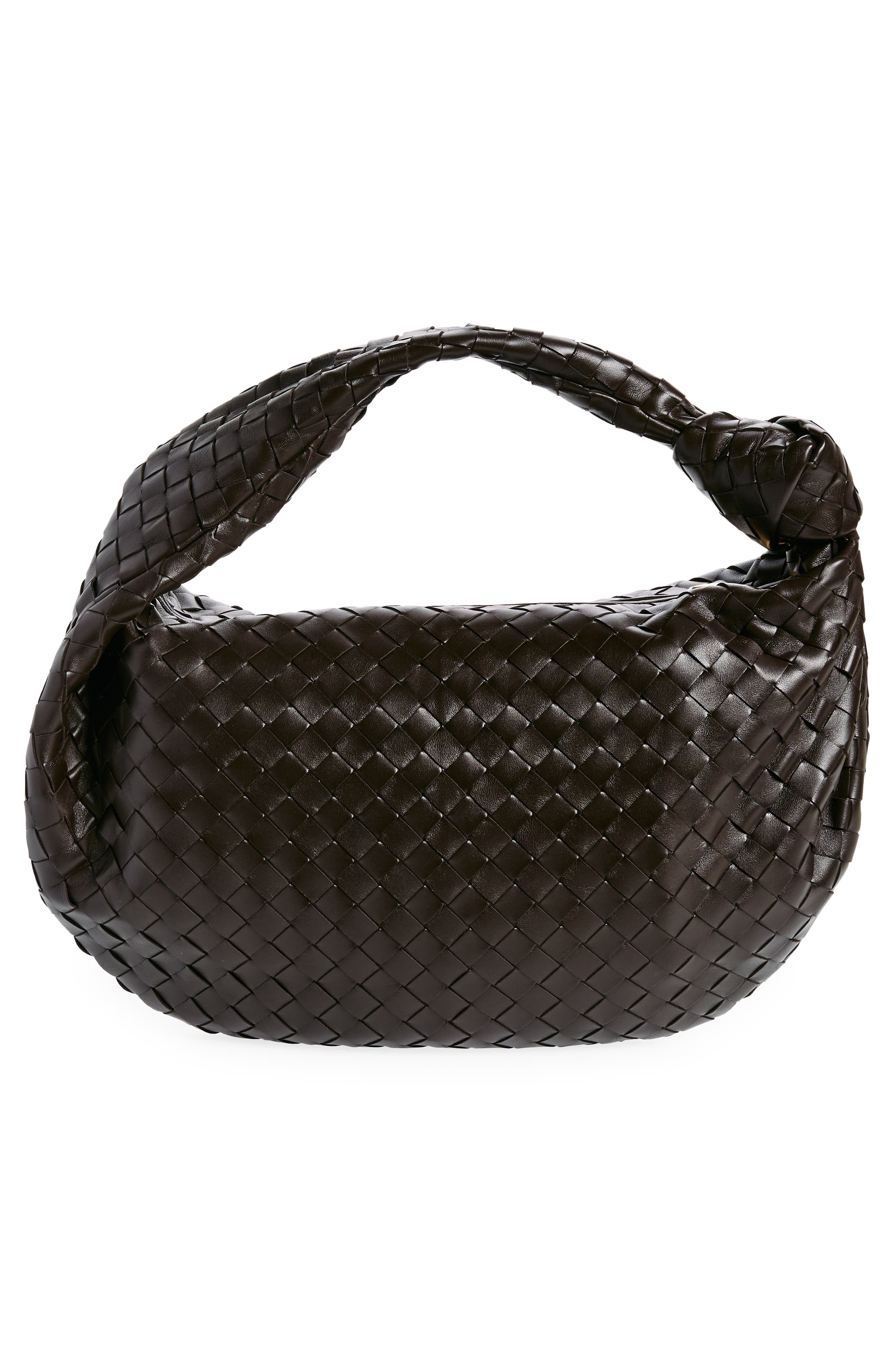 Bottega Veneta Jodie Leather Hobo Bag in 2132 Fondant-Gold at Nordstrom - 4