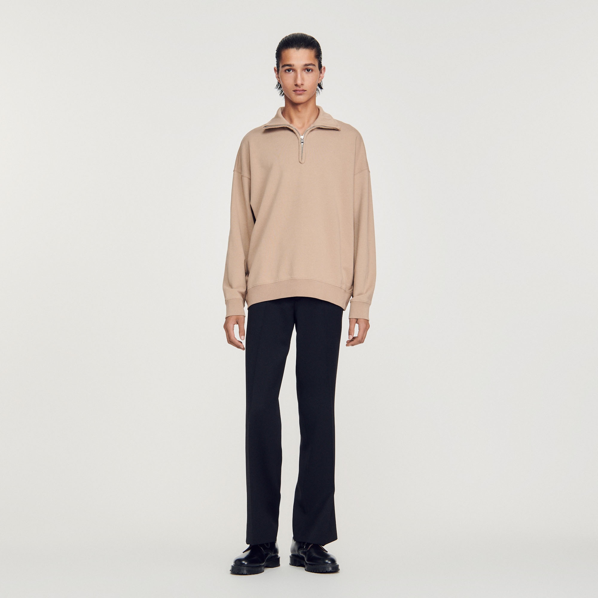 Oversized trucker-style sweatshirt - 3