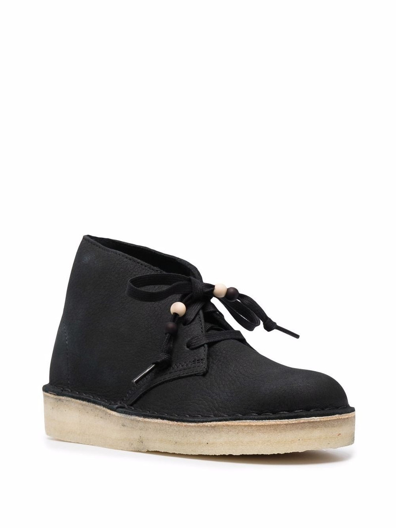 Clarks Originals Nubuck leather lace-up ankle boots outlook