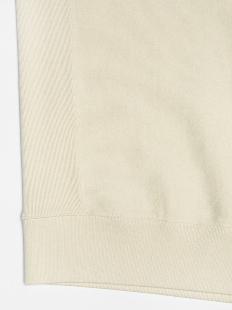 Hasse Crew Neck Sweatshirt Ecru 4