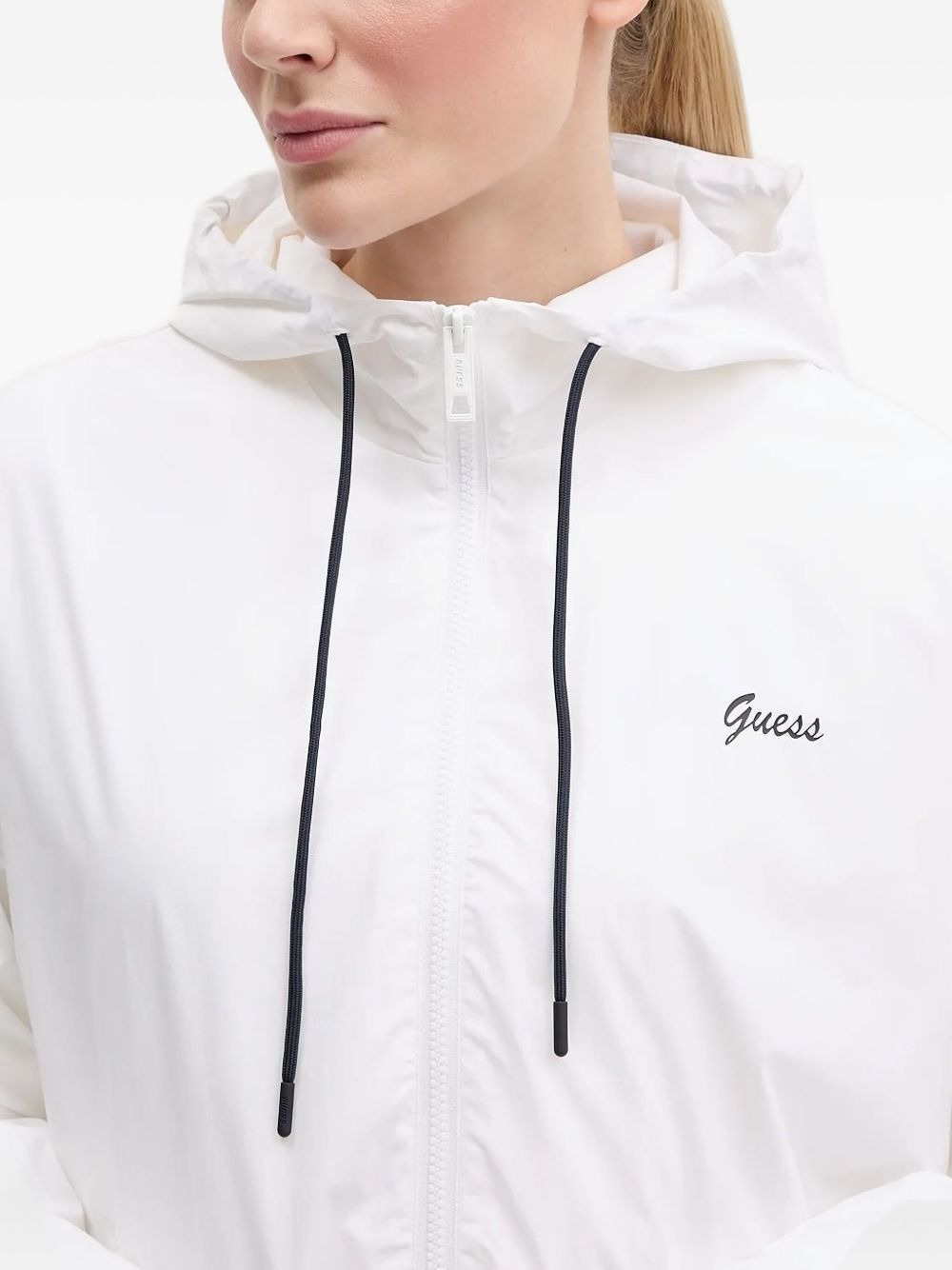 hooded zip-front jacket - 3