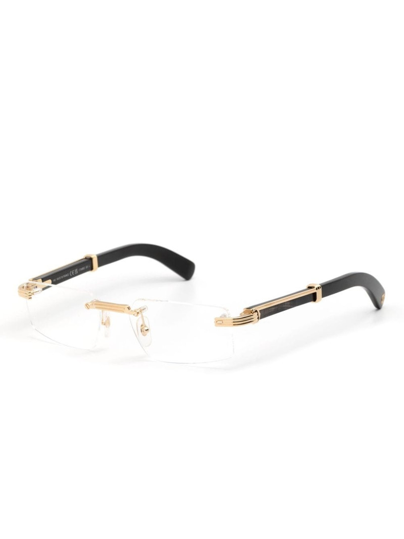 Cartier rectangle-frame glasses outlook