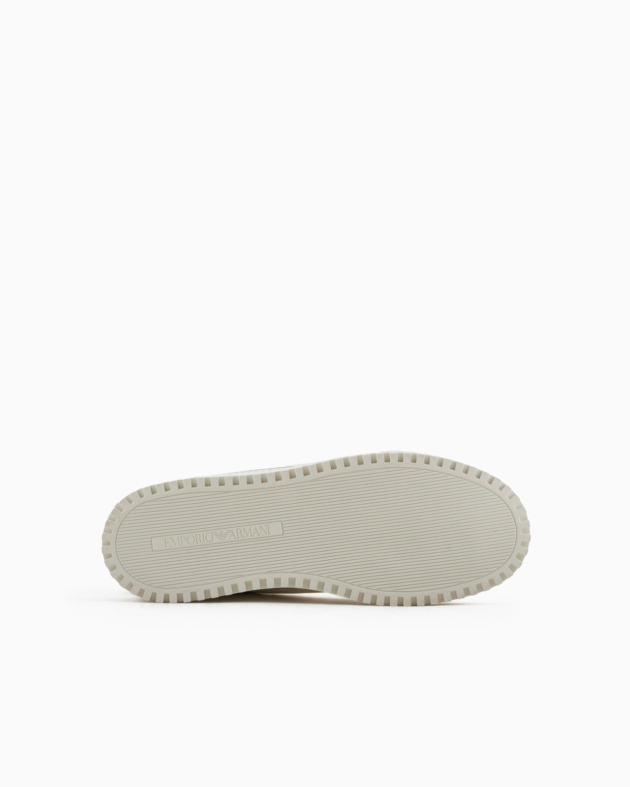 LEATHER SNEAKERS WITH SUEDE DETAILS AND OVERSIZED EMBOSSED EAGLE - 6