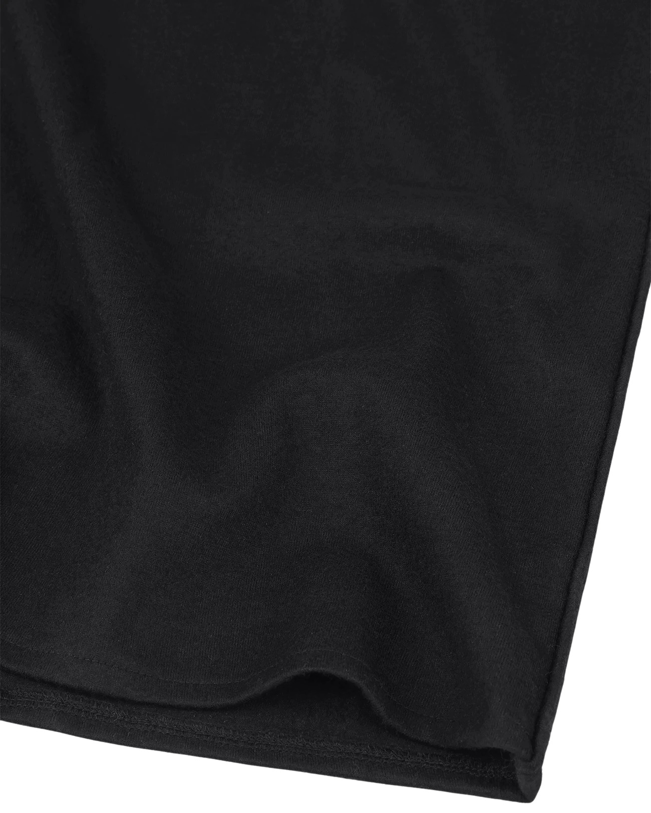 STRETCH WOOL TANK BLACK - 5