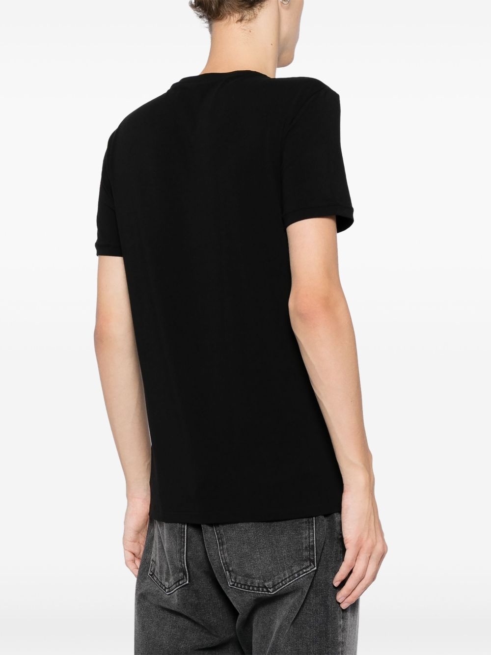 embroidered logo T-shirt - 4