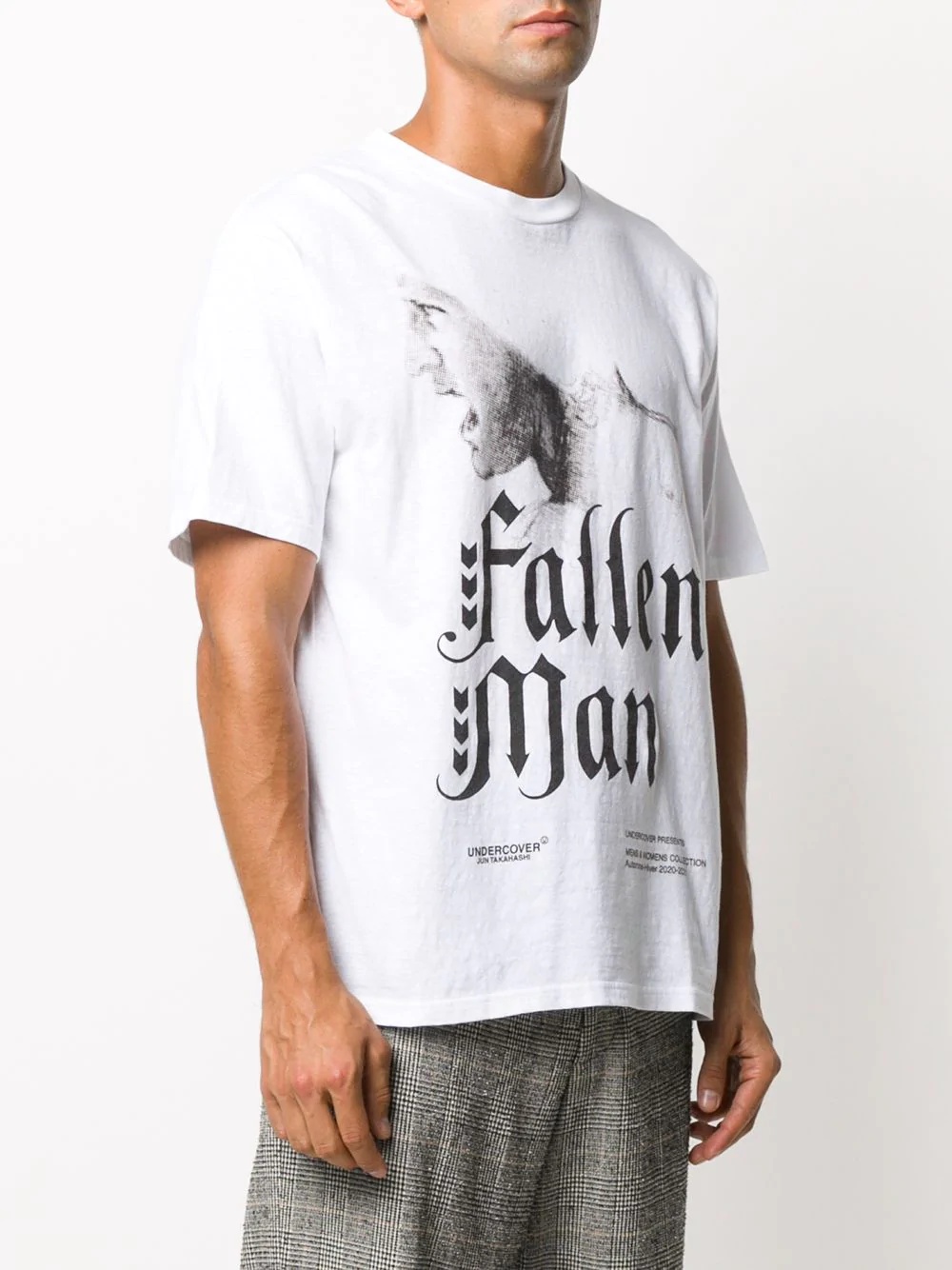 Fallen Man print T-shirt - 3