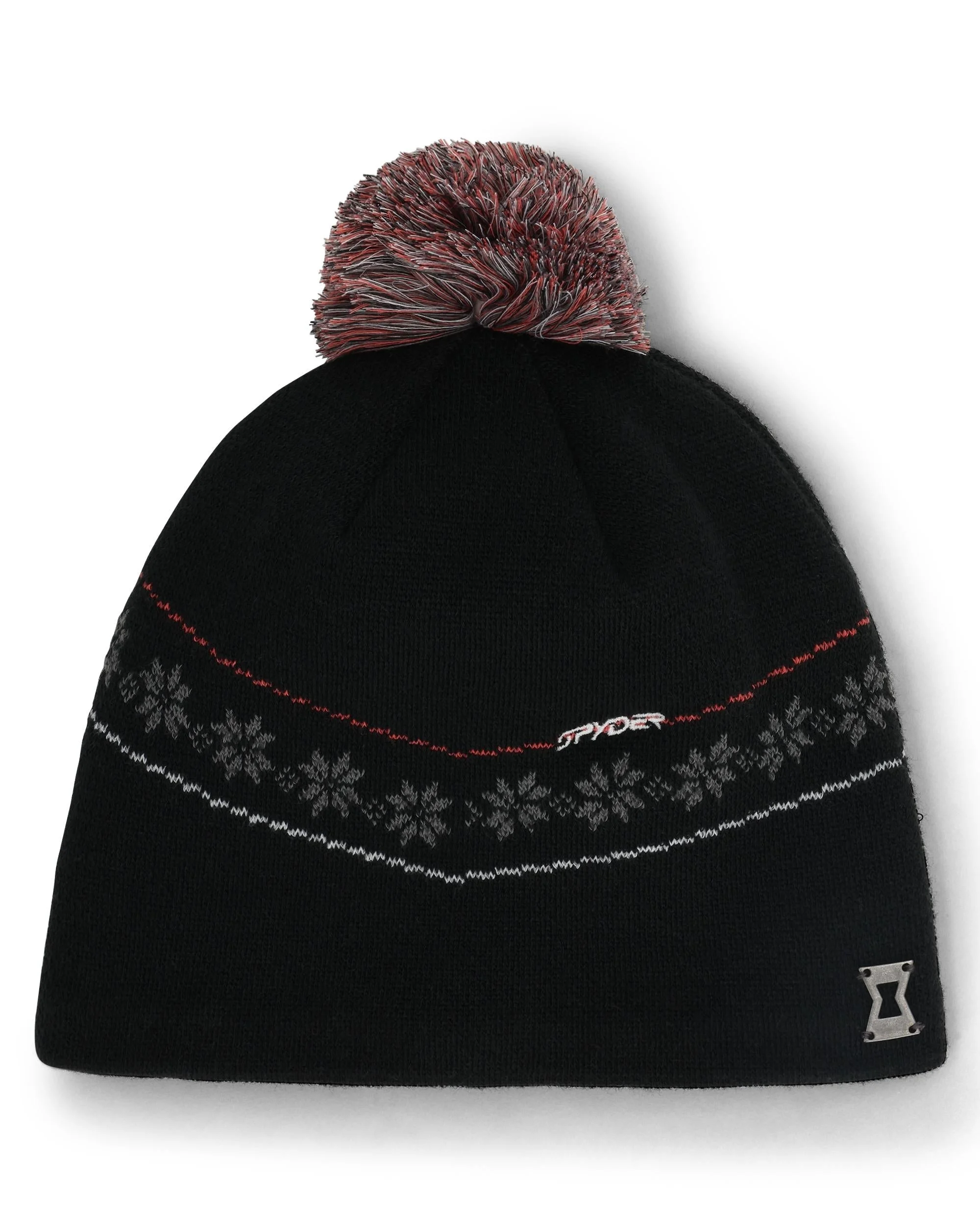 Womens Mountain Beanie - Black - 1