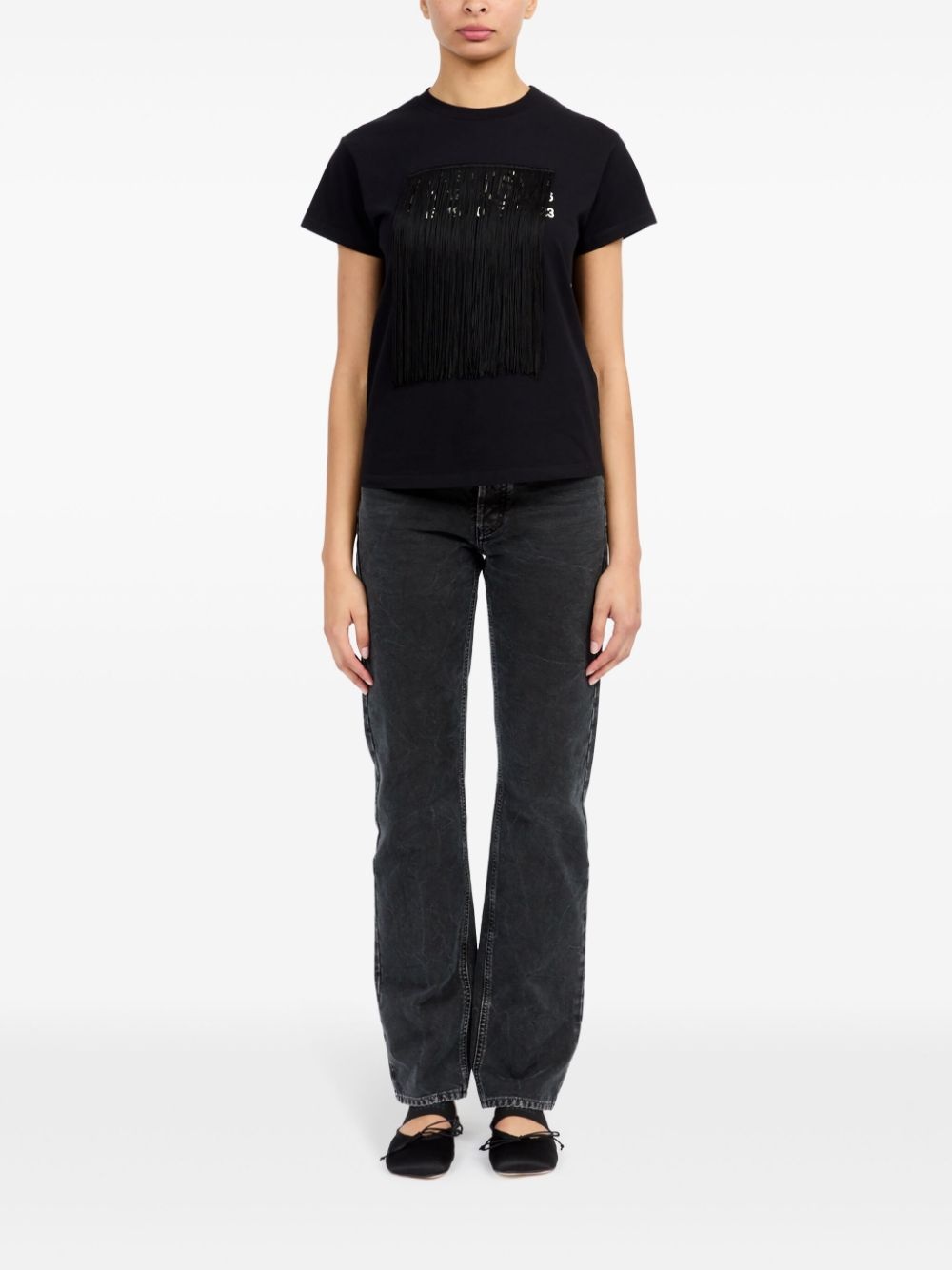 round neck T-shirt - 2