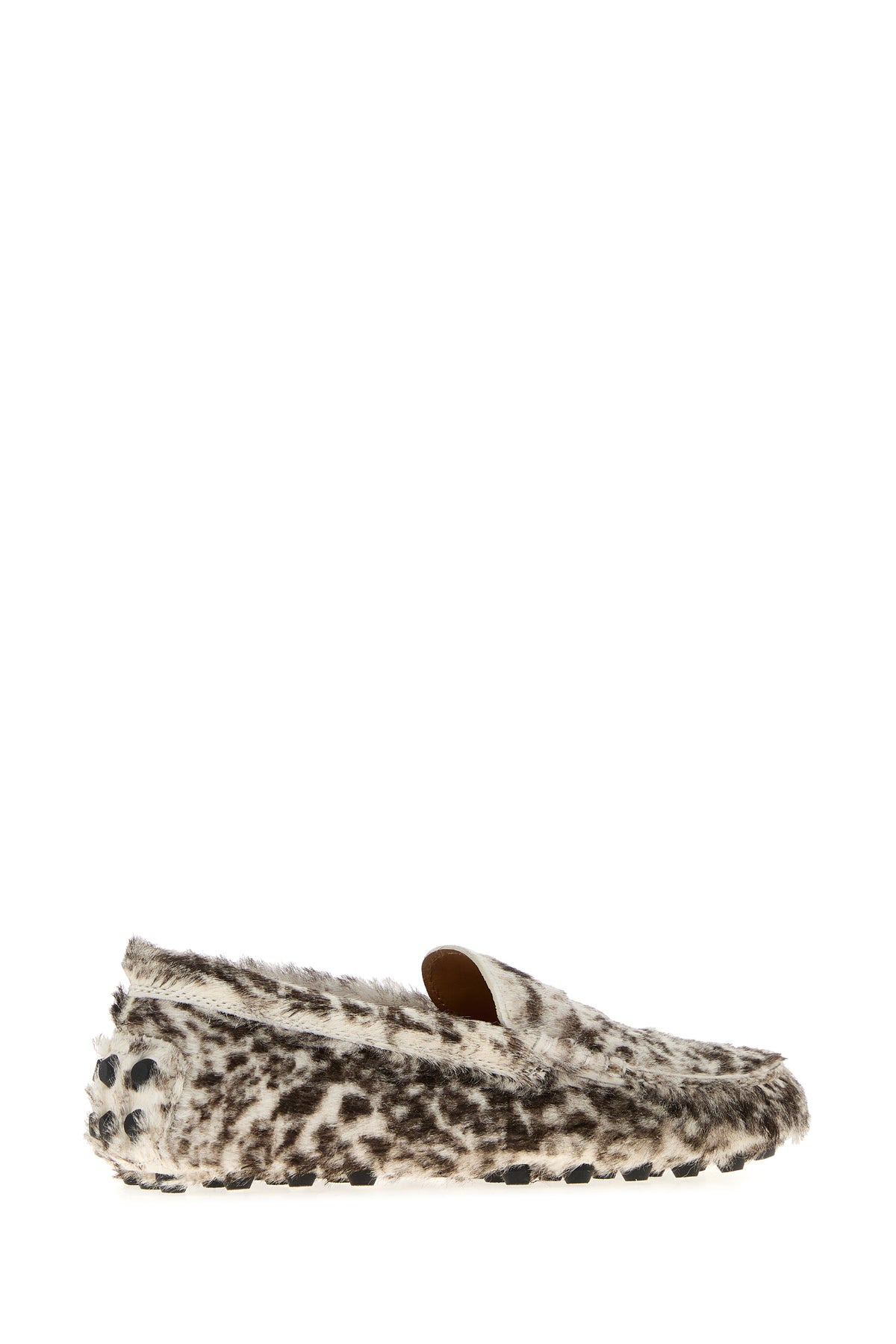 Printed calf hair loafers - 3