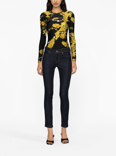 VERSACE JEANS COUTURE baroque-print bodysuit outlook