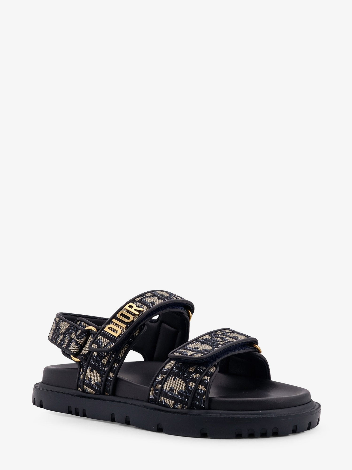 Dior Dioract Cotton Sandals With Dior Oblique Motif - 2