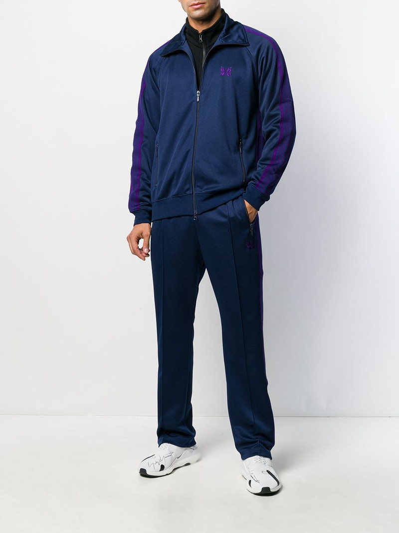 NEEDLES embroidered logo track jacket outlook