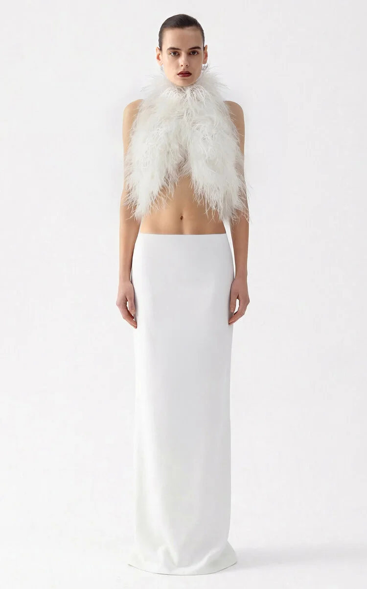 Zada Maxi Skirt white - 1