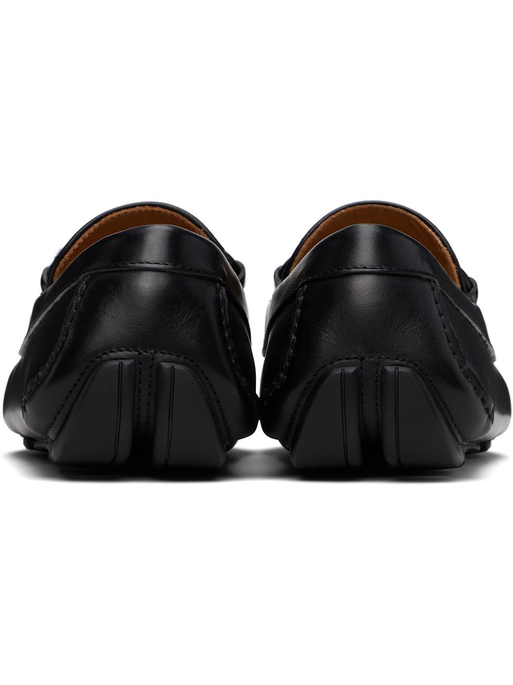 Black Gancini Ornament Driver Loafers - 2