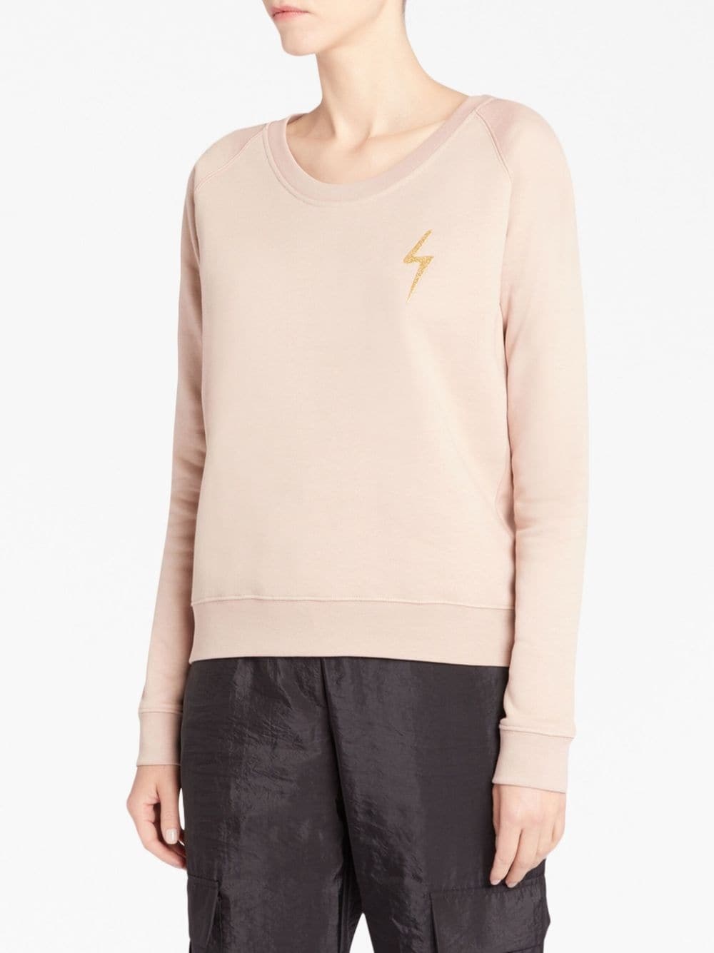 Hanane logo-embroidered cotton sweatshirt - 3