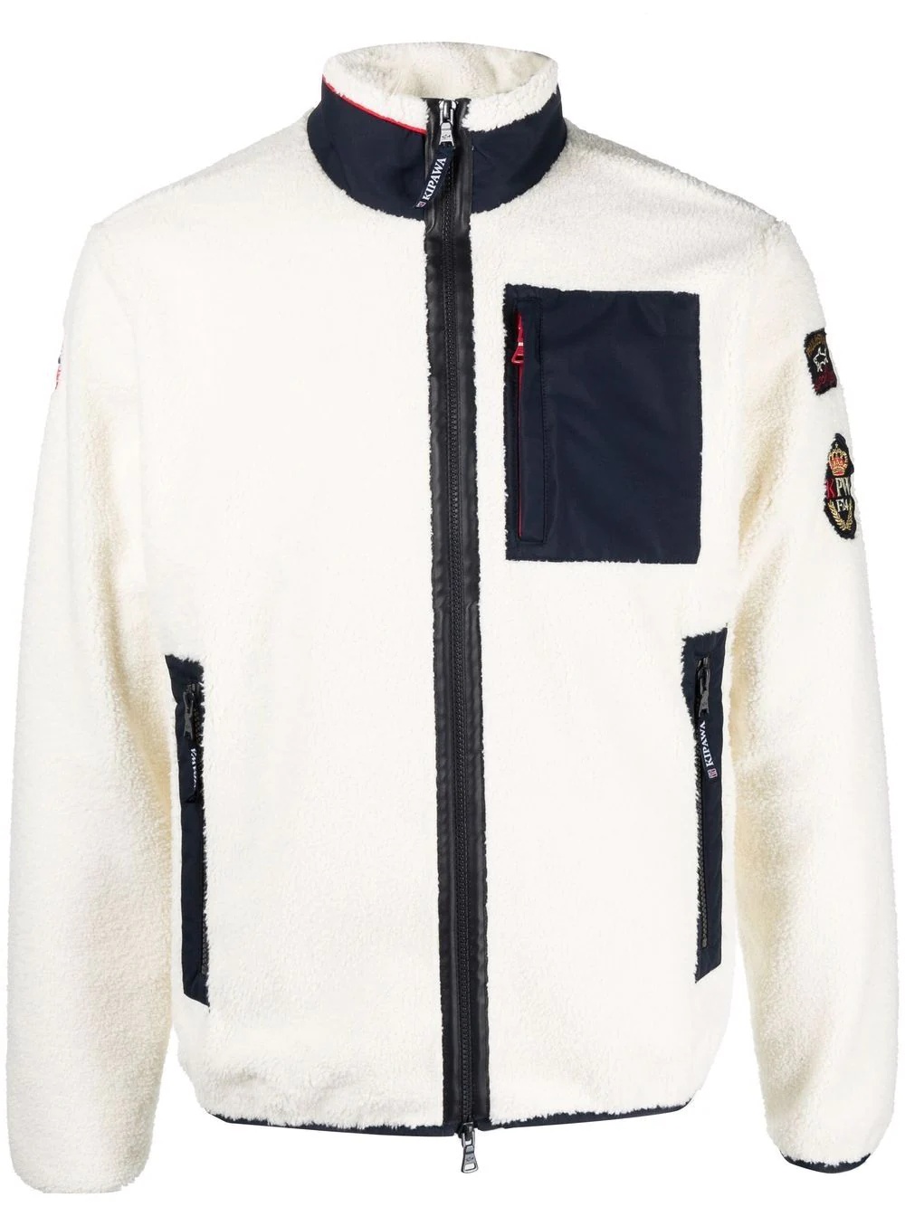 logo zipped jacket - 1