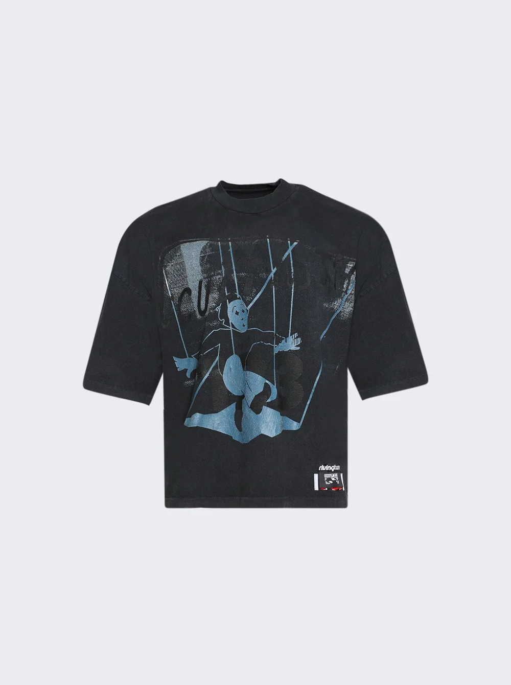 Left Out Vintage Tee Mechanic Black - 1