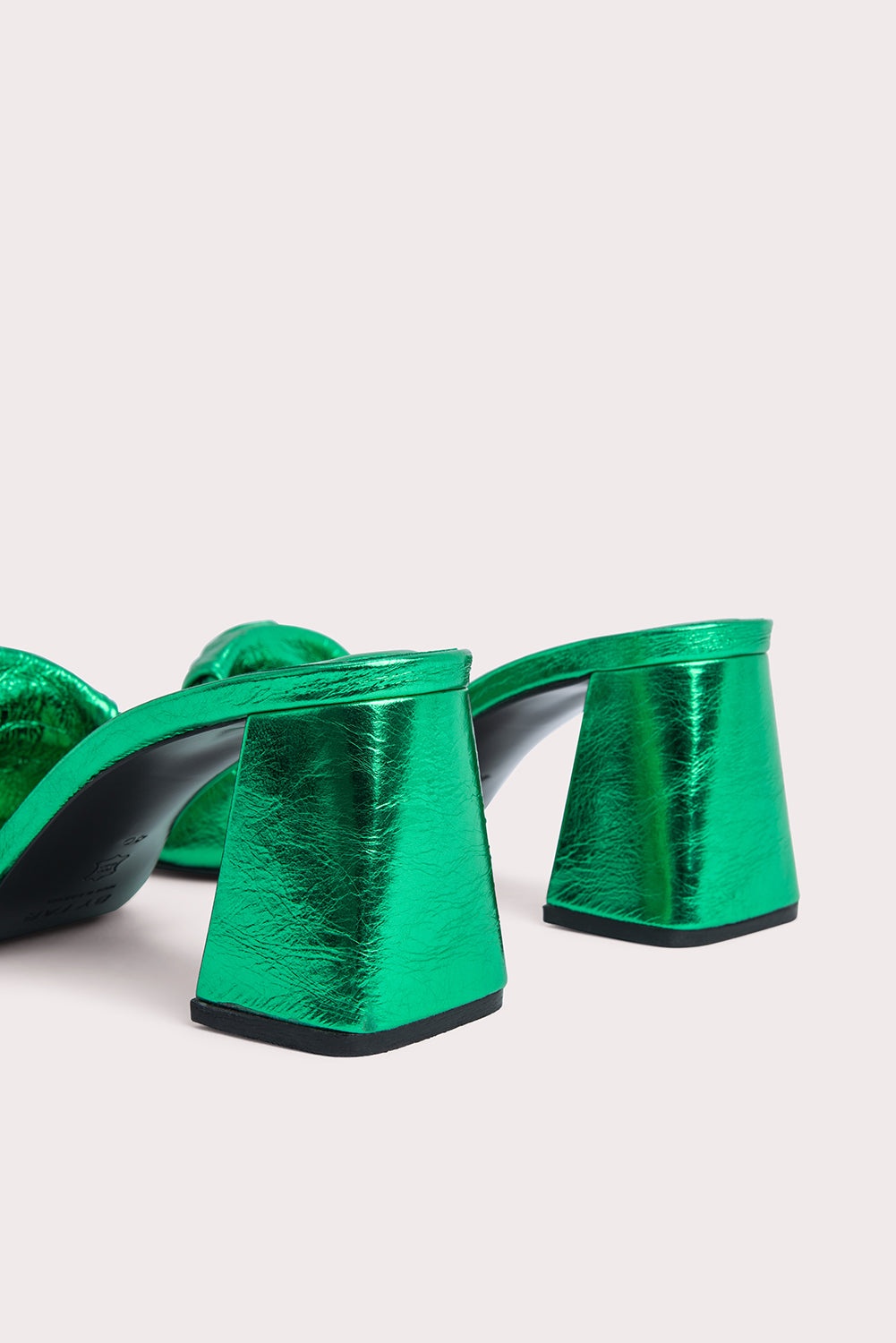 Lamar Clover Green Metallic Leather - 5