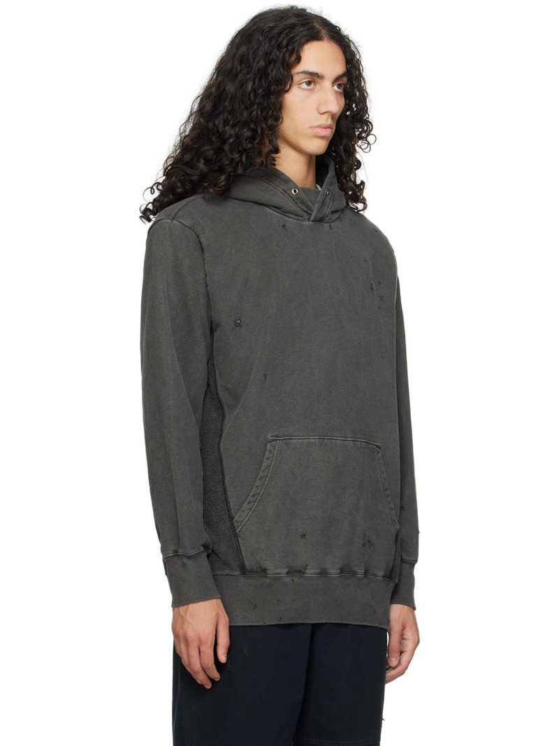Gray Distressed Hoodie 2