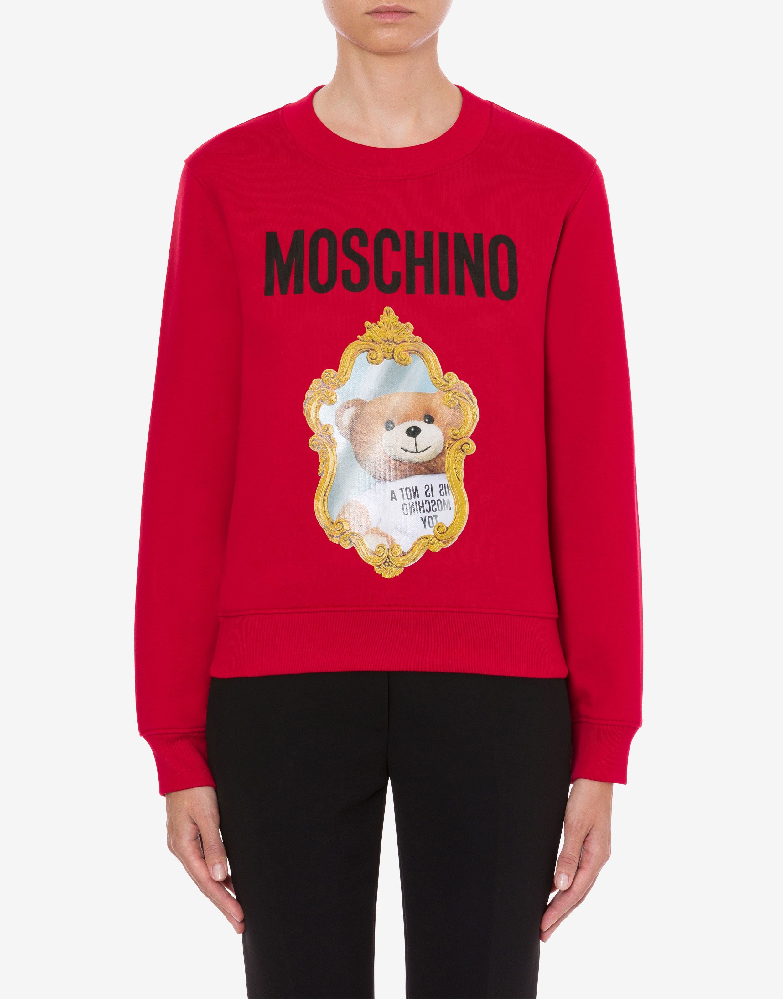 MIRROR TEDDY BEAR ORGANIC COTTON SWEATSHIRT - 2