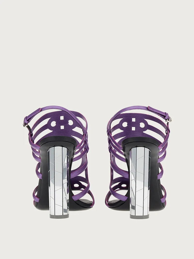 MIRRORED HEEL STRAPPY SANDAL 3