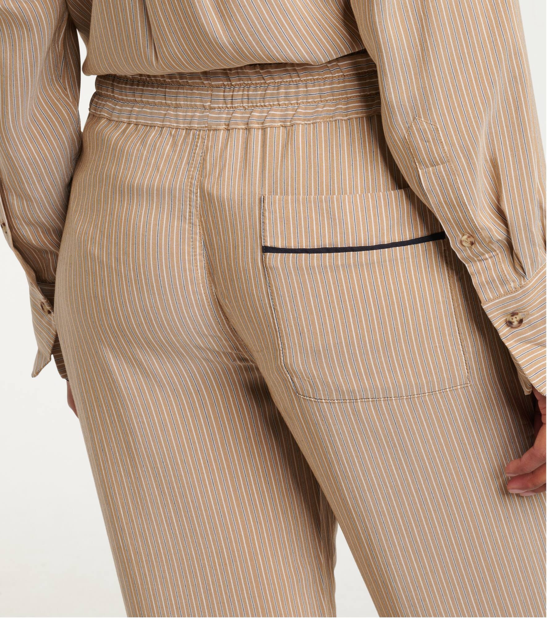 Striped pajama pants - 5