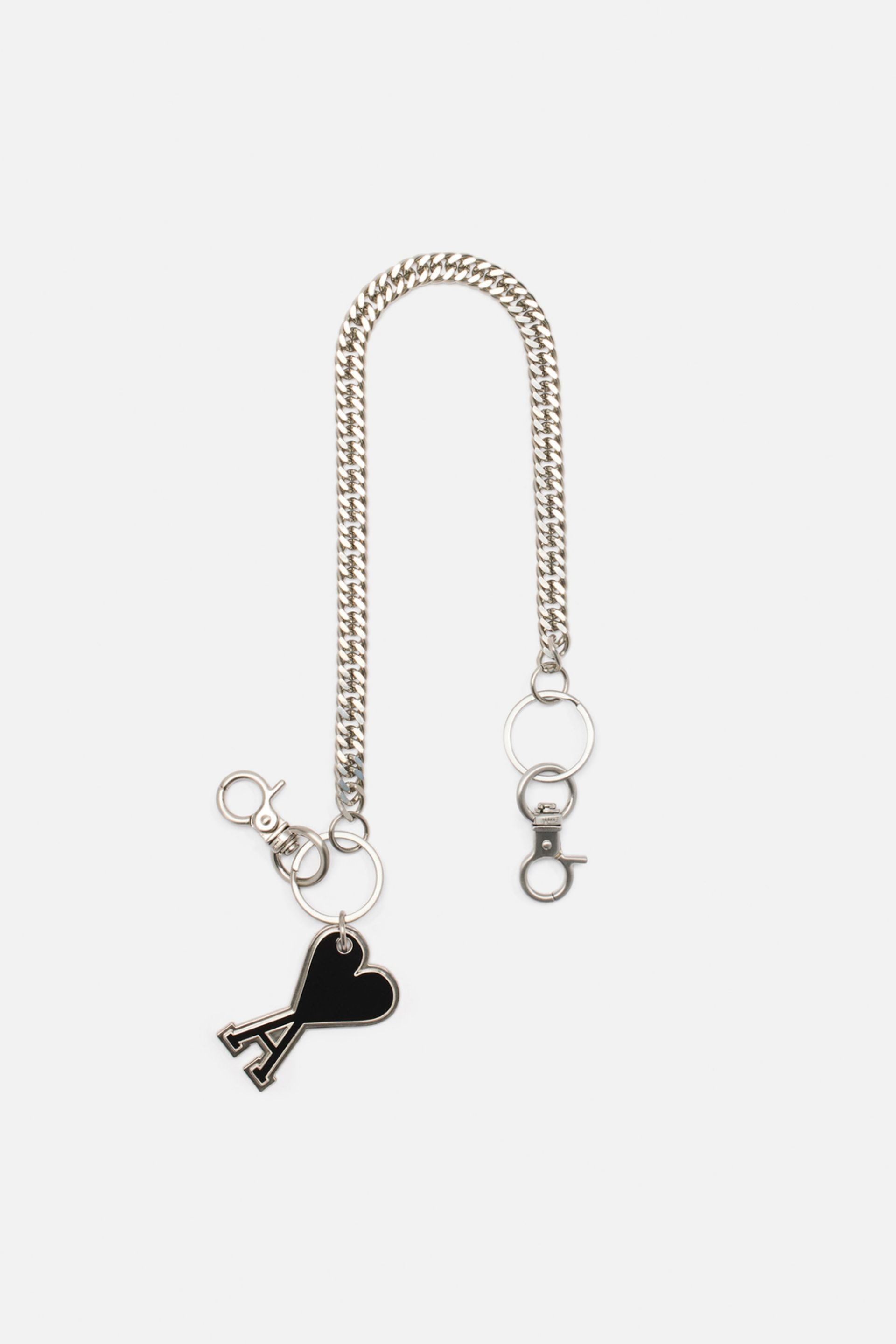 Plain Ami De Coeur Chain Keyring - 1