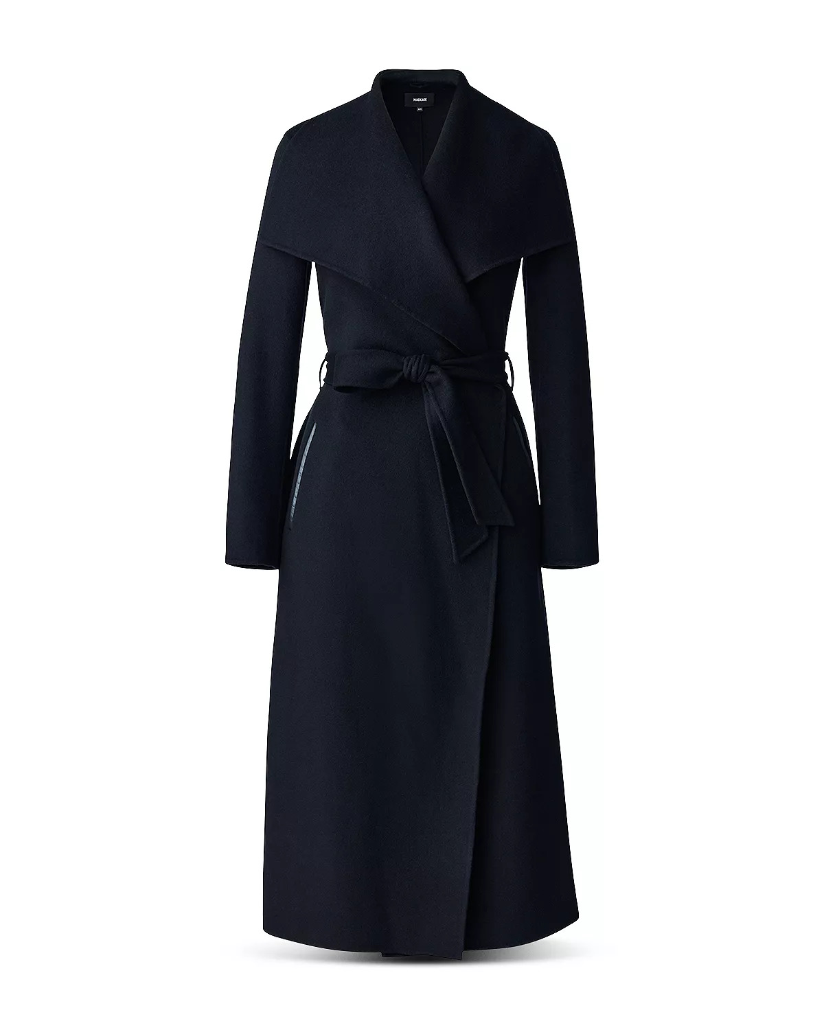 Mai Lightweight Wrap Wool Coat - 3