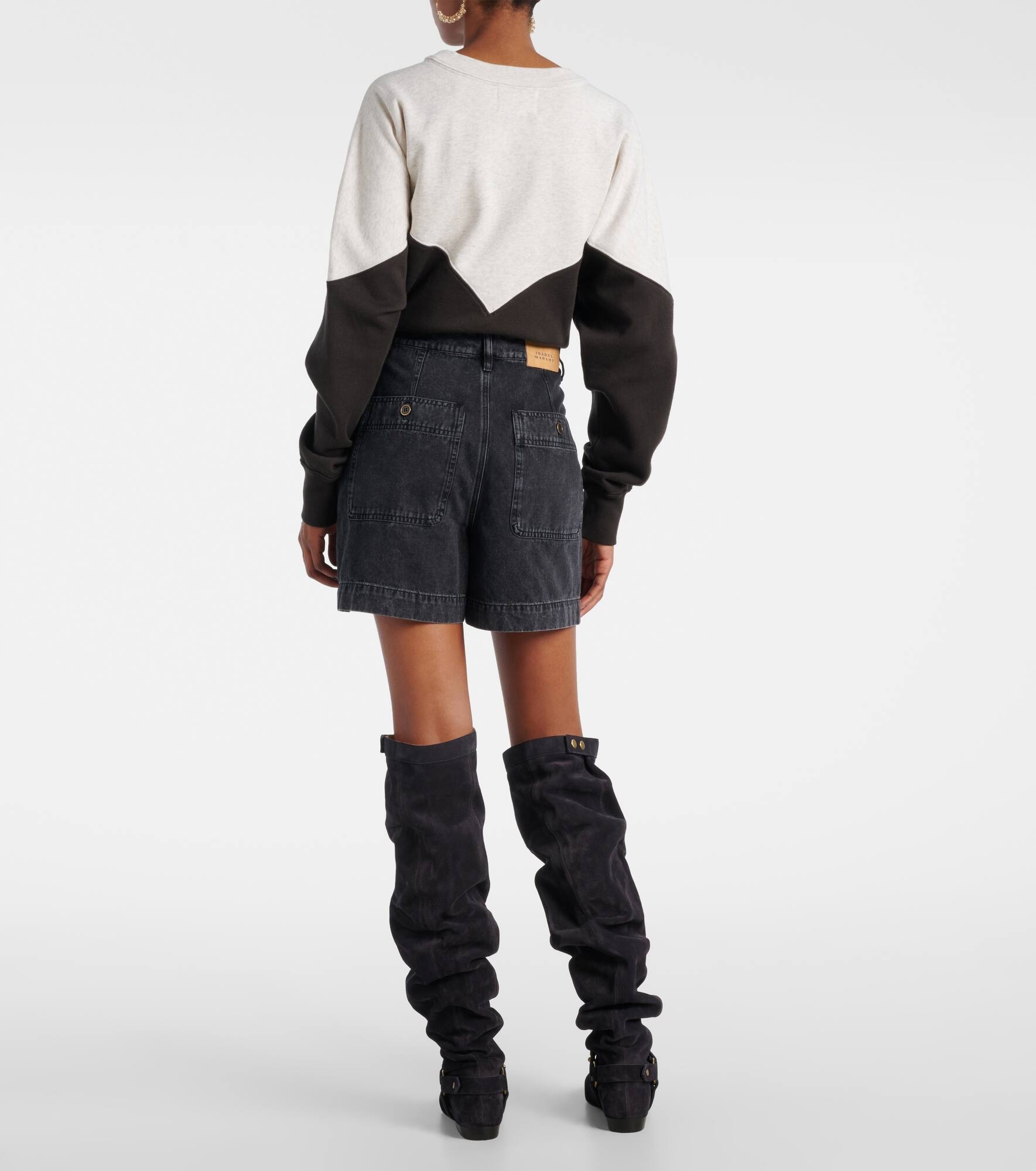 Denim shorts - 3