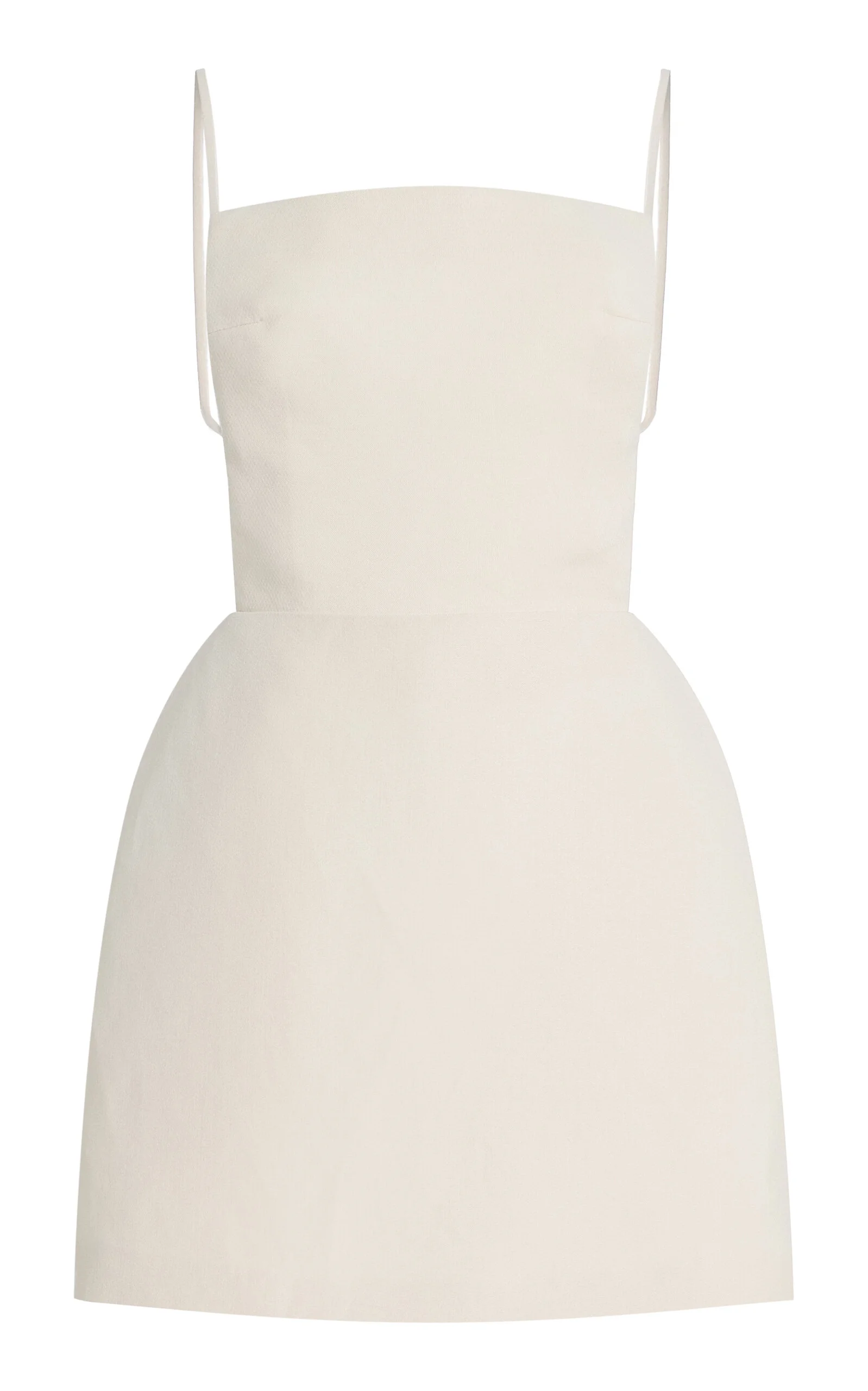Henrietta Apron Silk Blend Mini Dress - 1