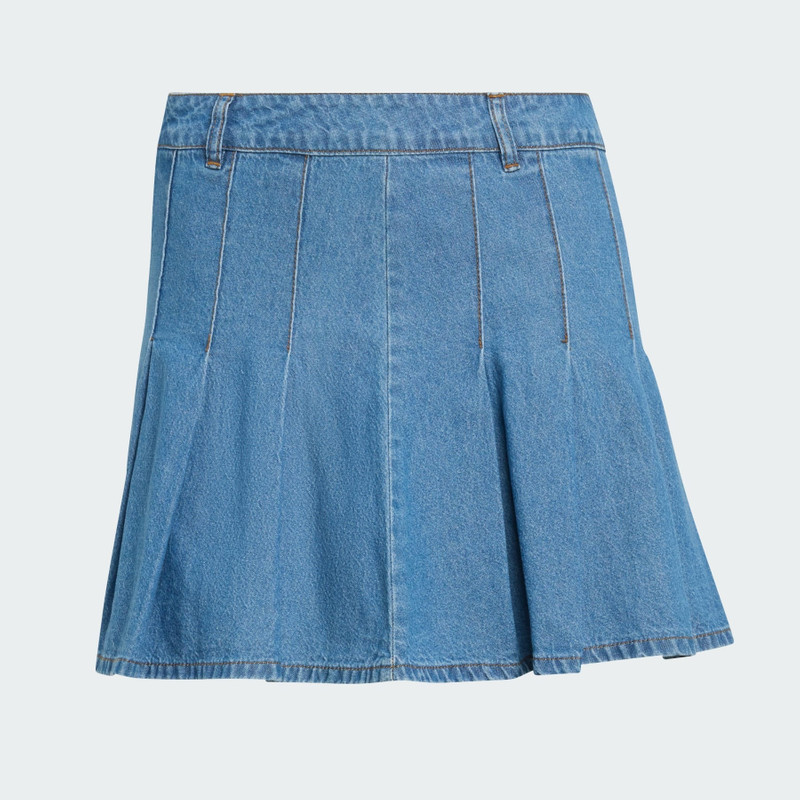 DENIM PLEATED SKIRT 1