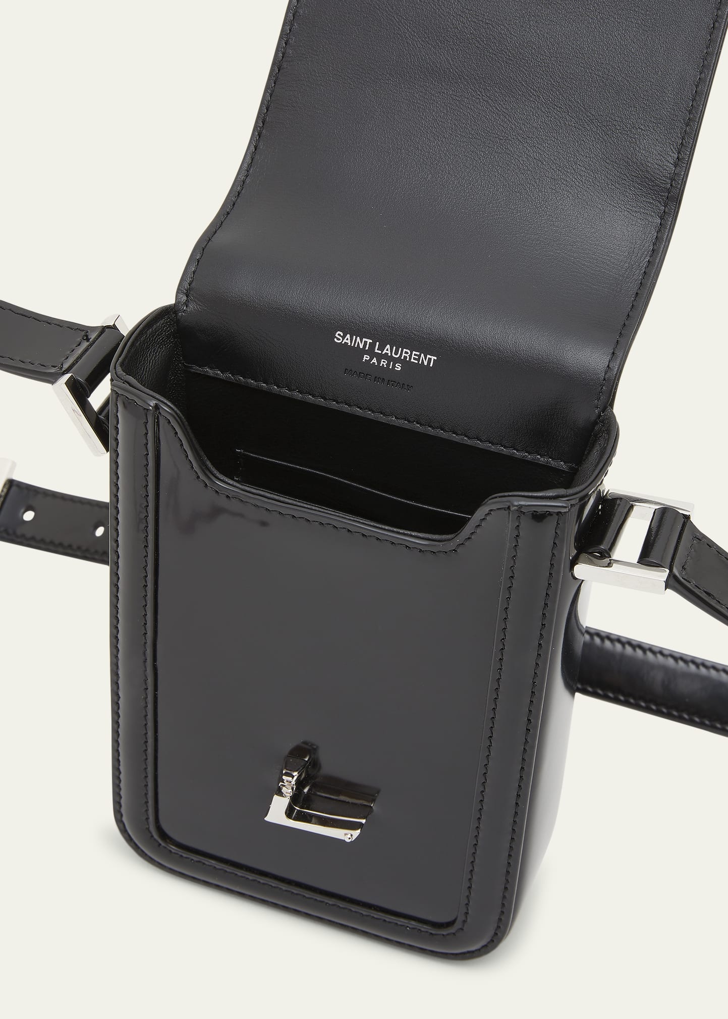 Men's Solferino Mini Leather Crossbody Bag - 4
