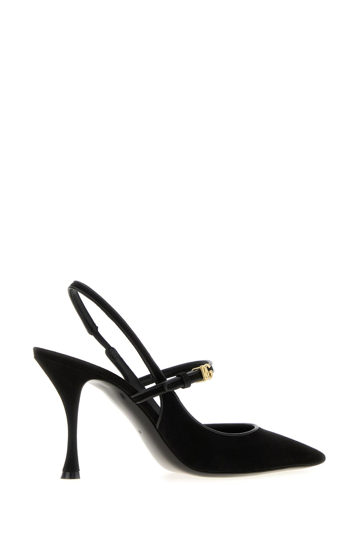 Black suede pumps - 3