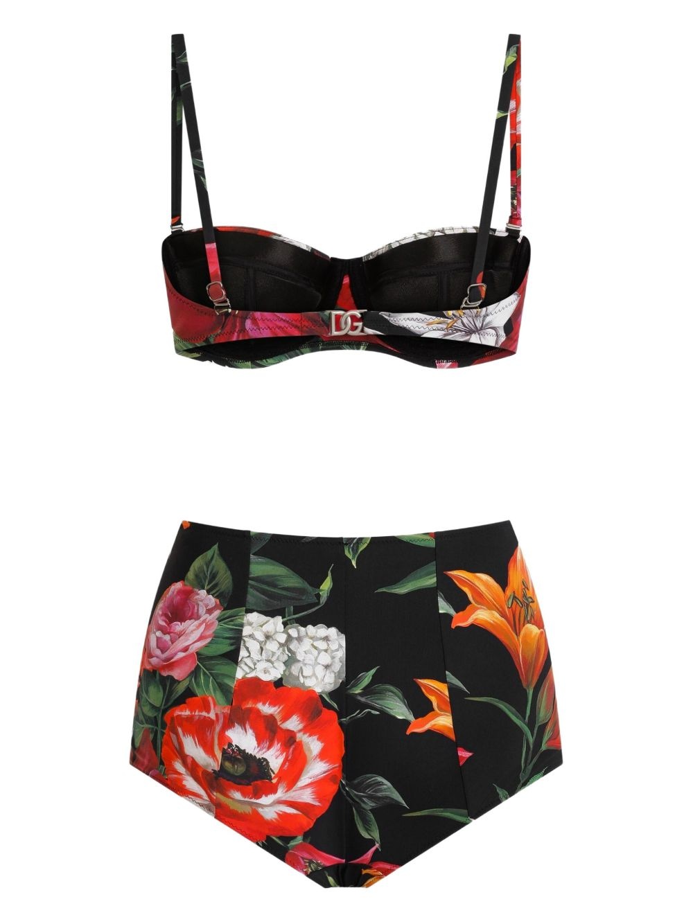 floral-print bikini set - 2