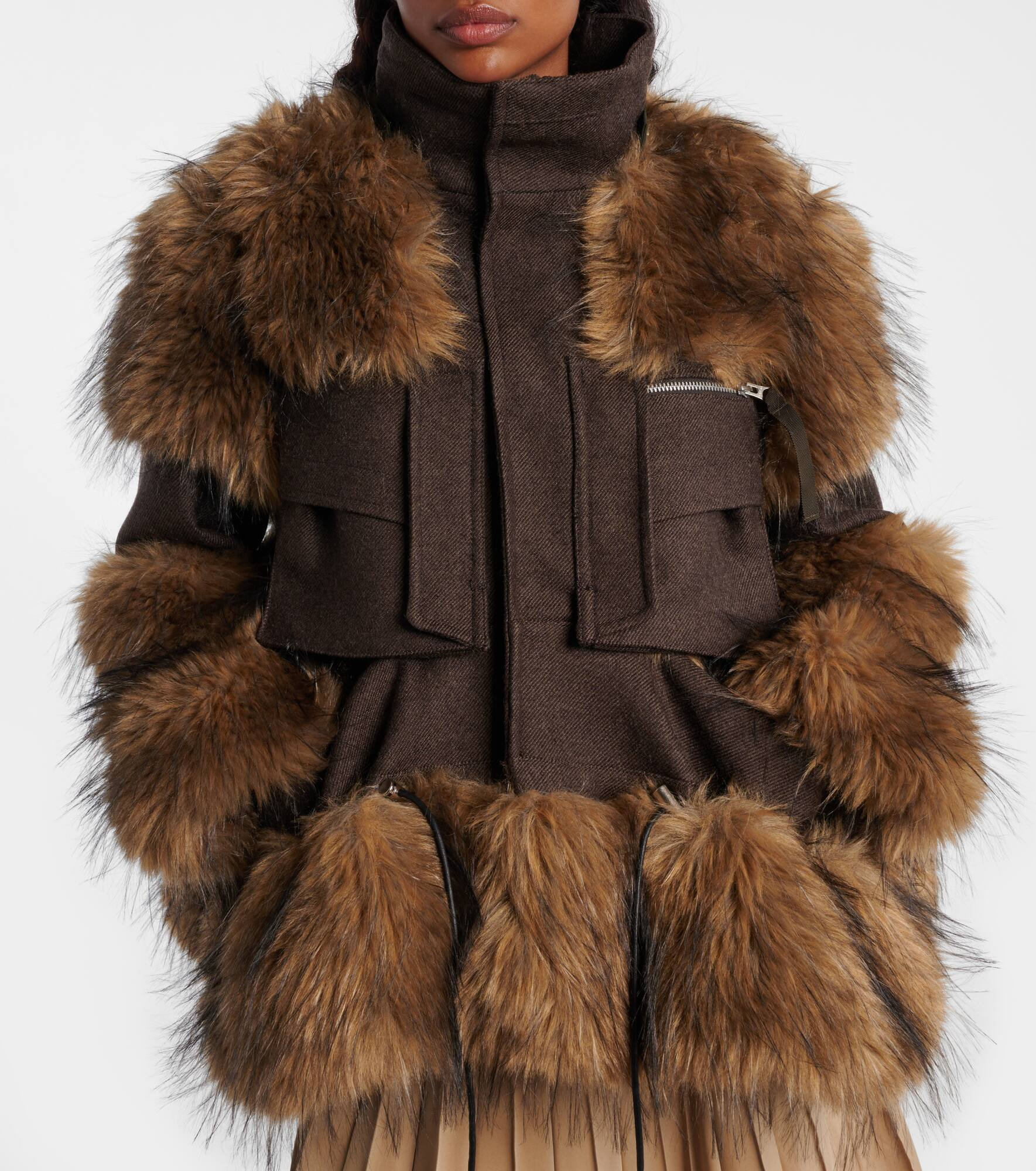 Wool blouson - 7