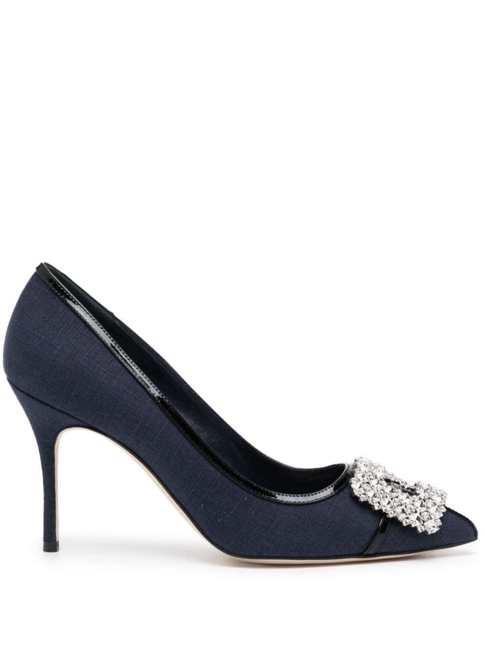 Hangisi 80mm crystal-embellished pumps - 1