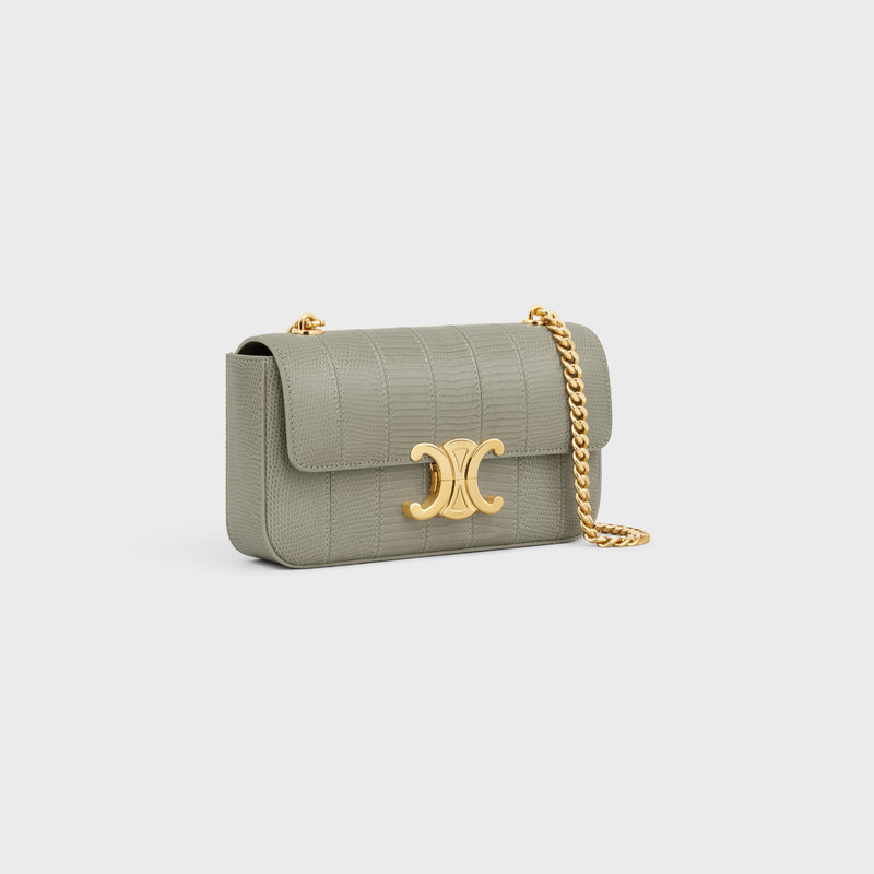 CELINE CHAIN SHOULDER BAG CLAUDE in LIZARD PATCHWORK outlook