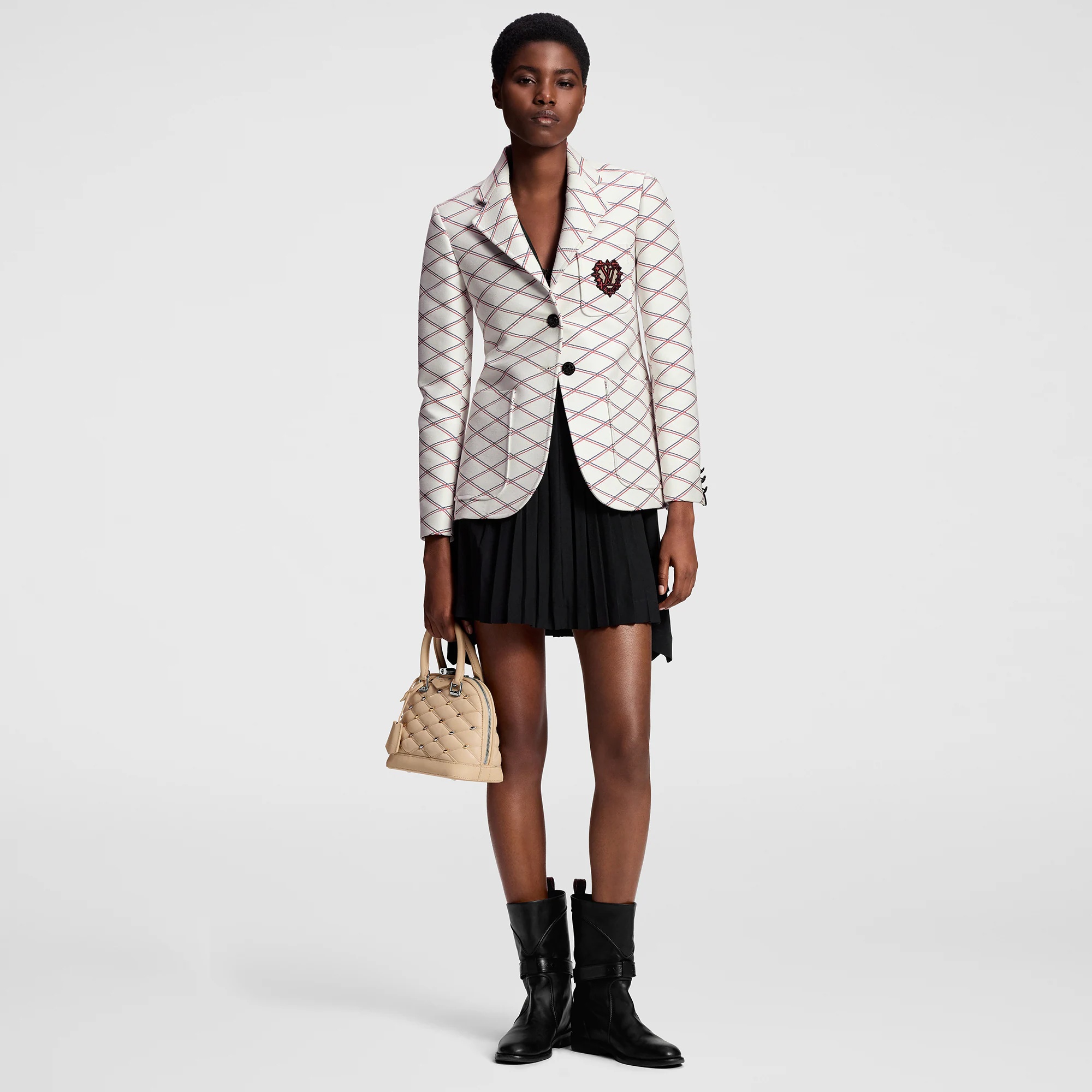 Tricolor Mallegate Preppy Blazer - 4
