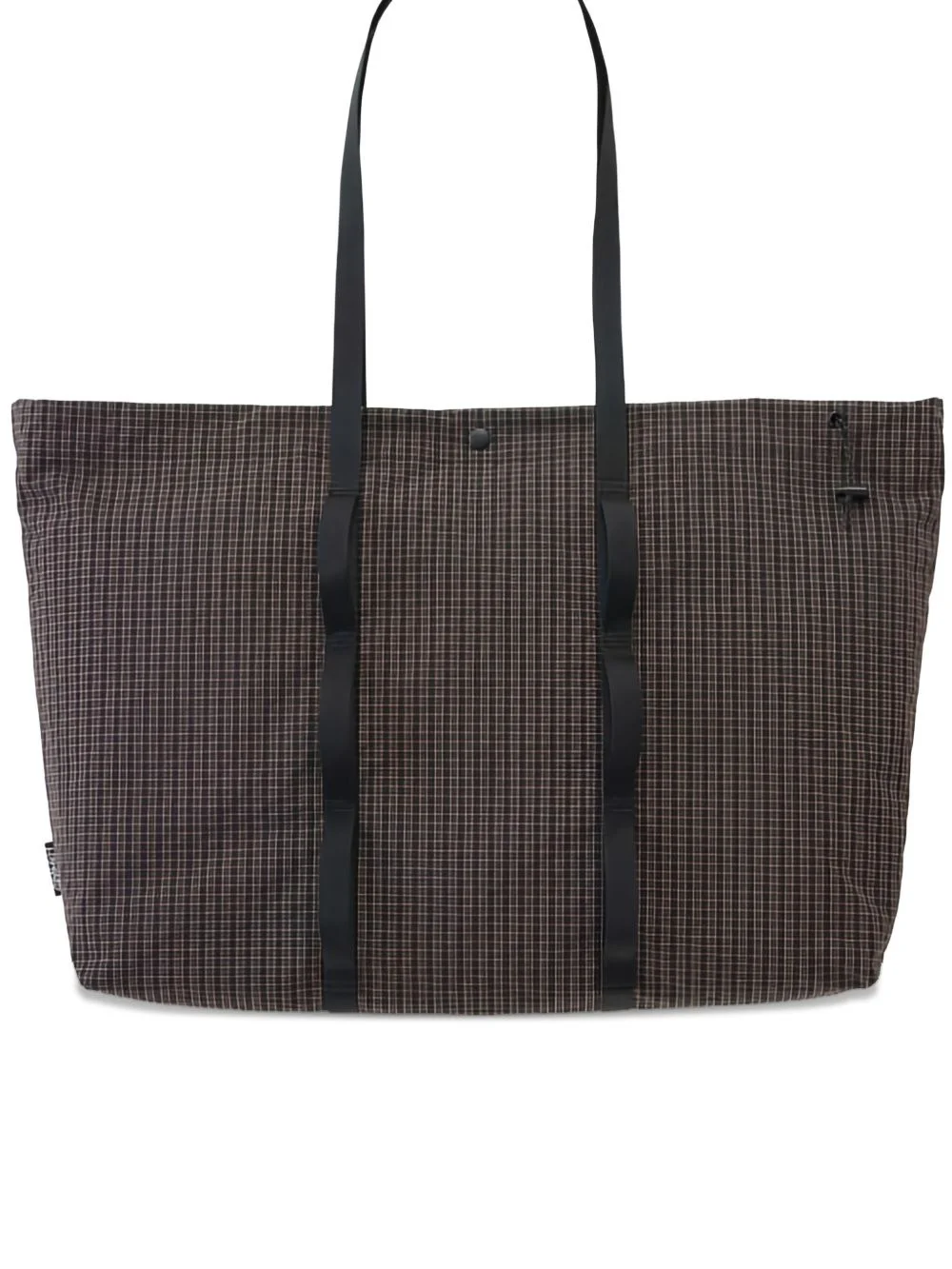 Climbing plaid tote bag - 1