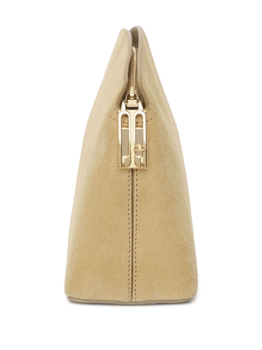 Victoria suede zip-fastening clutch bag - 3