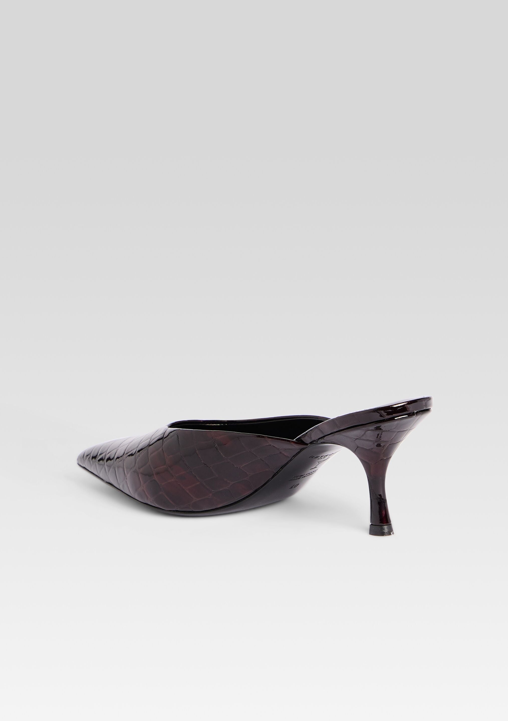 BONNIE LEATHER MULE - 5