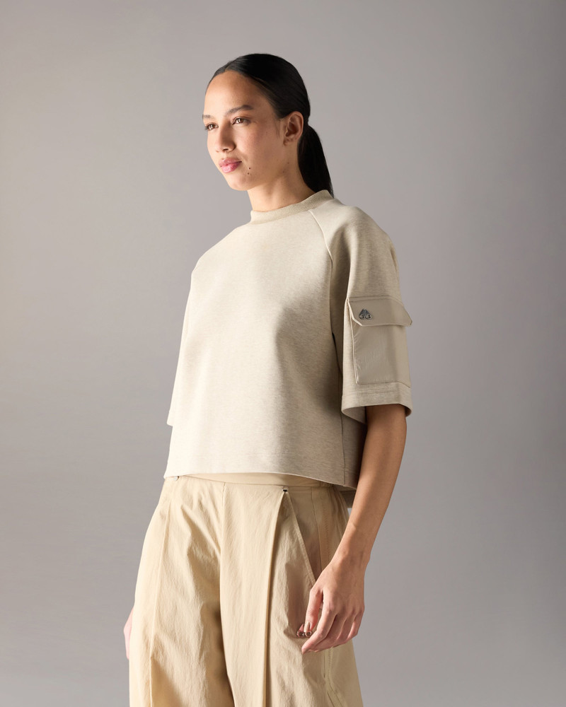 MIXED MEDIA NEOPRENE T-SHIRT 3