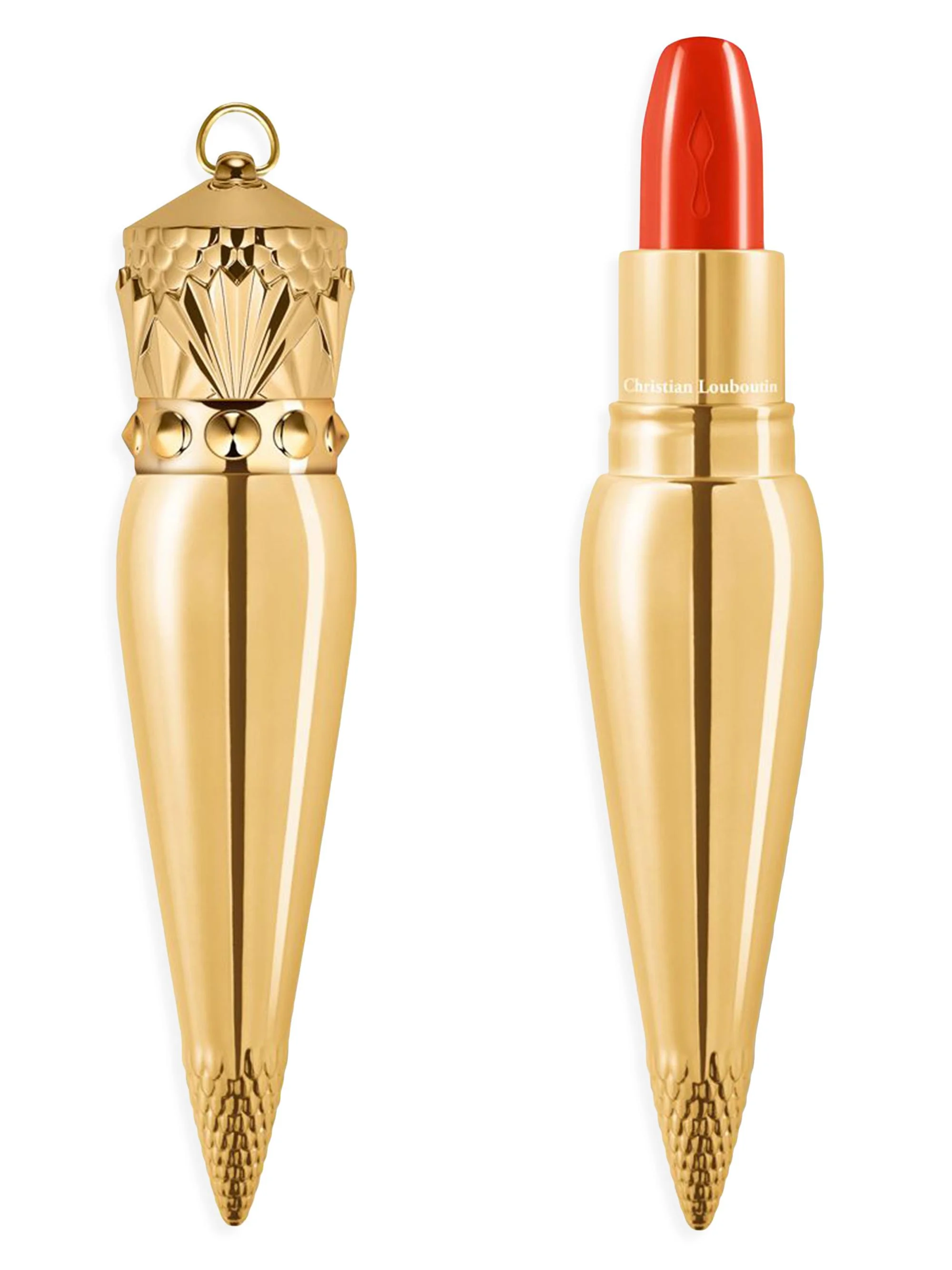 Women's Rouge Louboutin Silky Satin Lipstick - My Orange 555 - 1