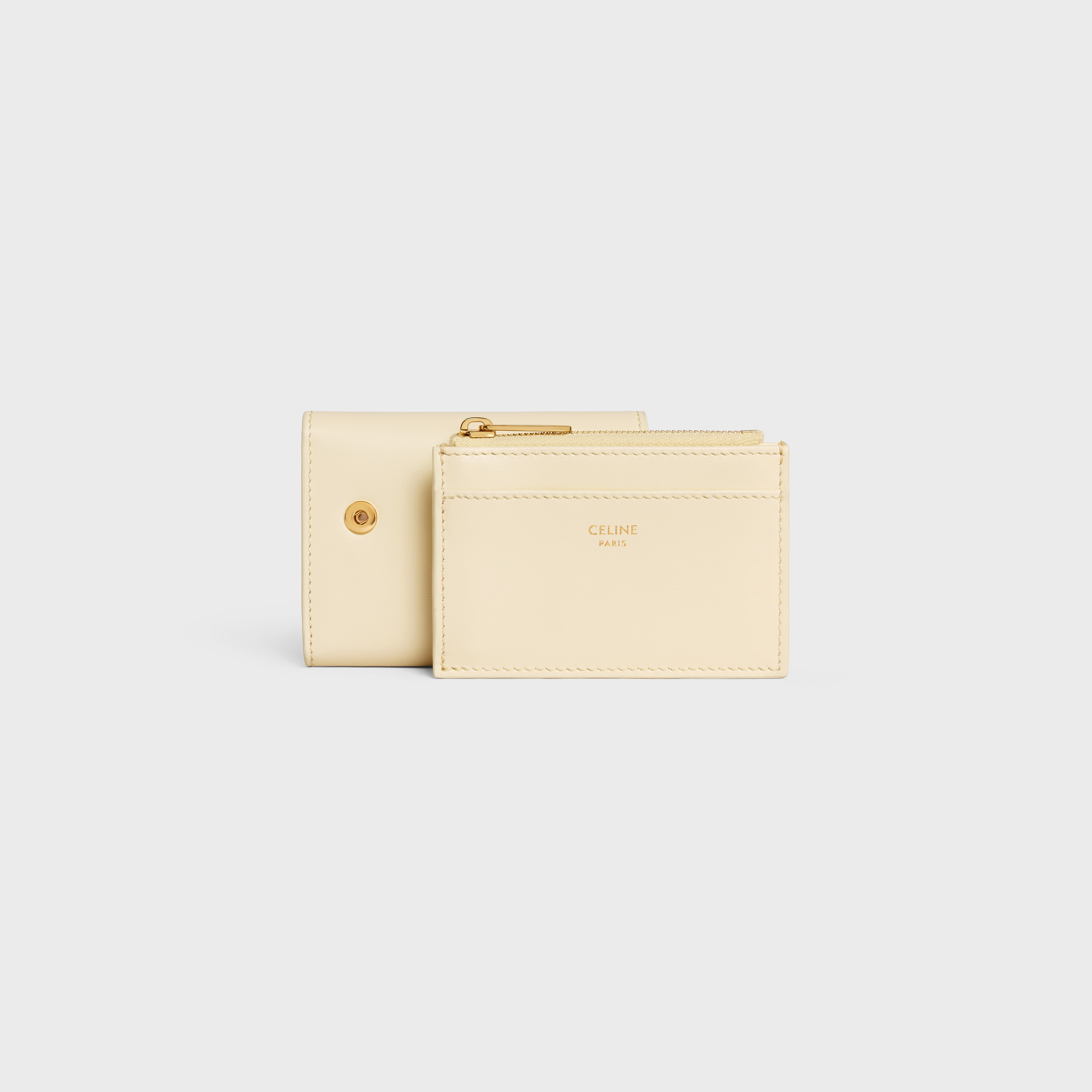 COMPACT WALLET TRIOMPHE in Shiny calfskin - 6